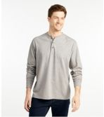 Men's Carefree Unshrinkable Tee, Traditional Fit, Long-Sleeve Henley