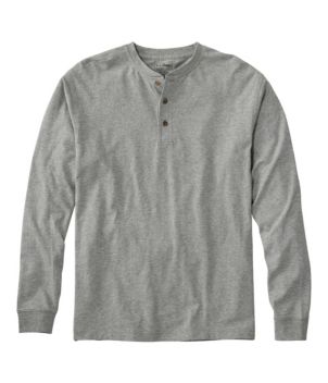 Men's Carefree Unshrinkable Tee, Traditional Fit, Long-Sleeve Henley