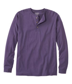 Men's Carefree Unshrinkable Tee, Traditional Fit, Long-Sleeve Henley