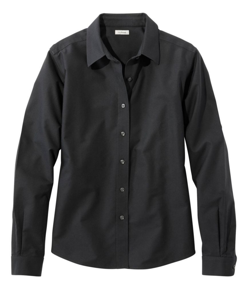 Long-Sleeve Wrinkle Resistant All Cotton Shirt Fit, , small image number 1