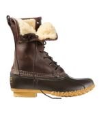 Women's Bean Boots, 10" Shearling-Lined