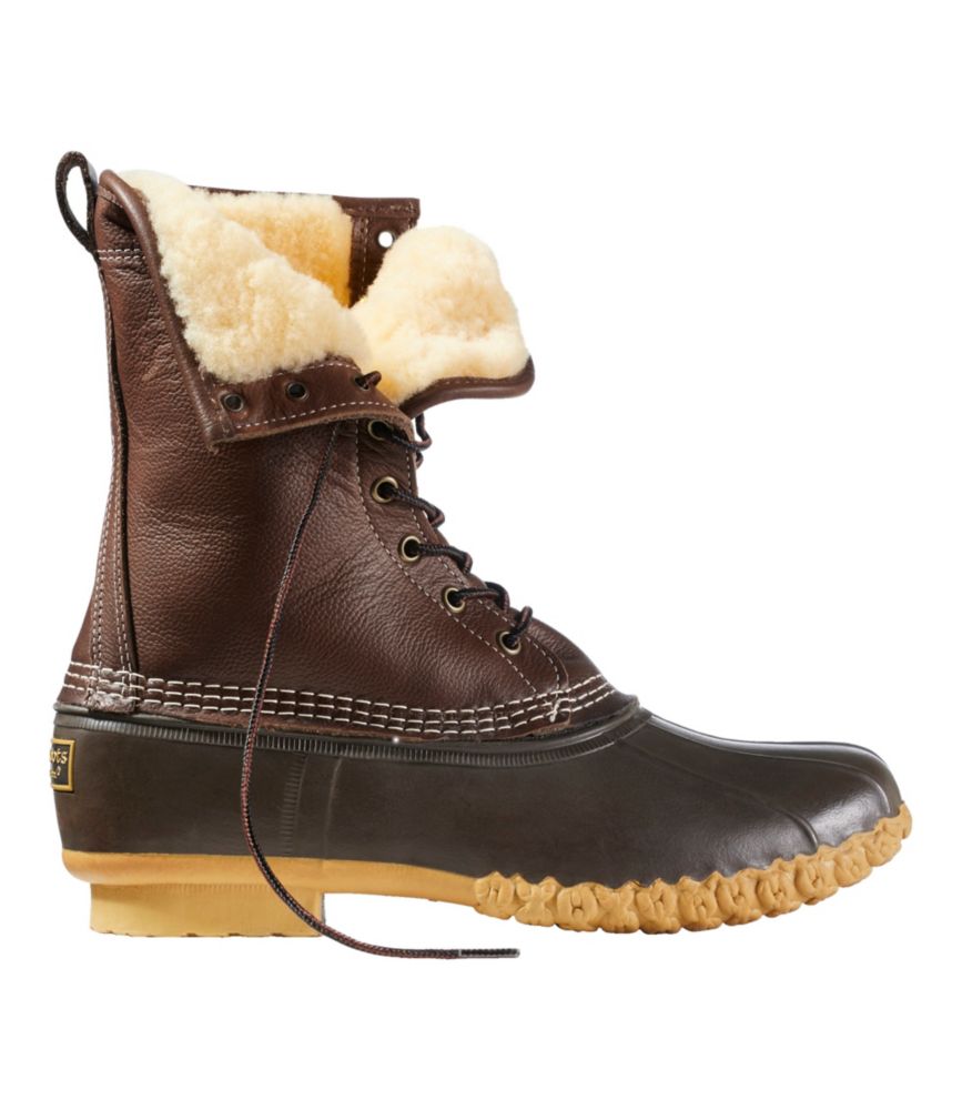 lined winter duck boots