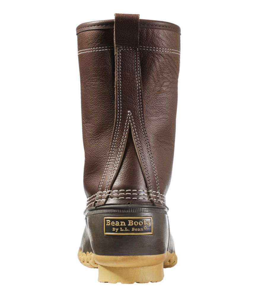 Men's Bean Boots, 10" Shearling-Lined