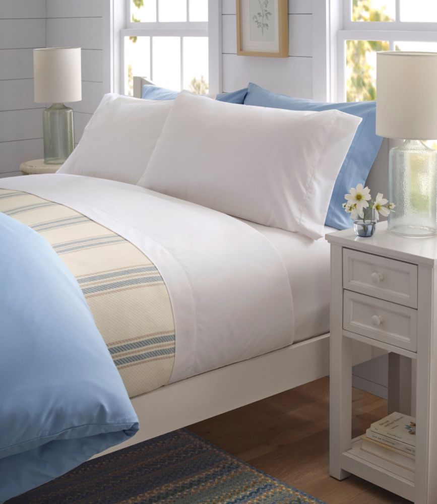 280-Thread-Count Pima Cotton Percale Sheet, Fitted