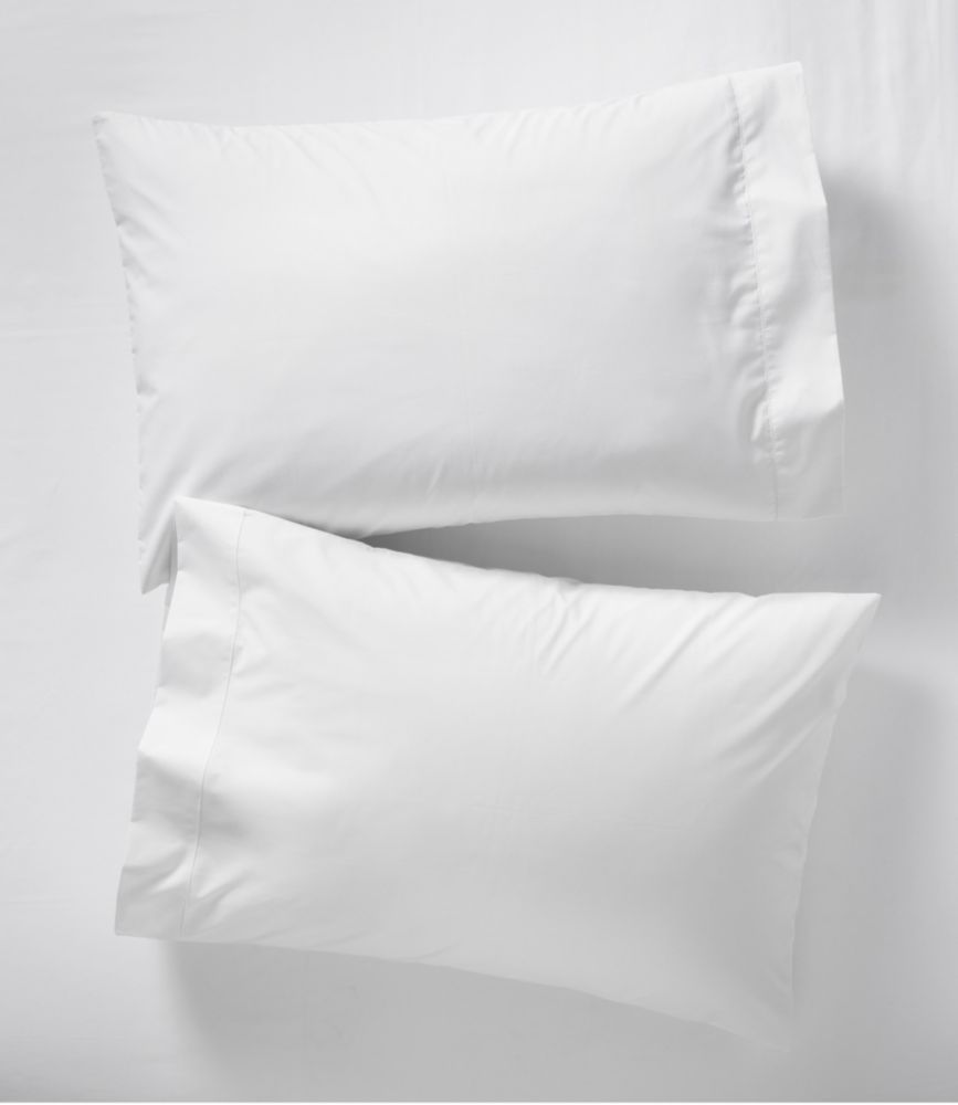 280-Thread-Count Pima Cotton Percale Pillowcases, Set of Two