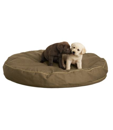 Premium Denim Dog Bed Set, Round