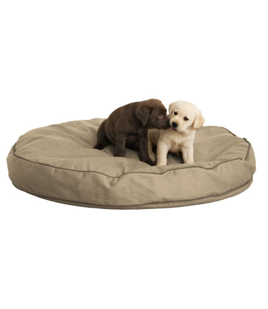Premium Denim Dog Bed Set, Round