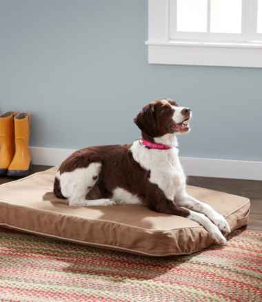 Premium Denim Dog Bed Set, Rectangular