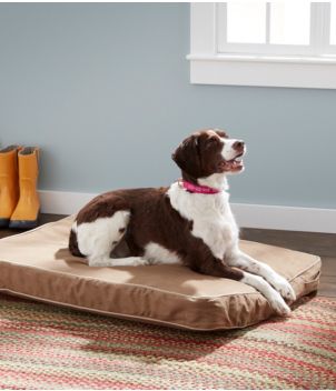 Premium Denim Dog Bed Set, Rectangular