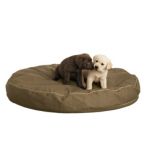 Premium Denim Dog Bed Set, Round