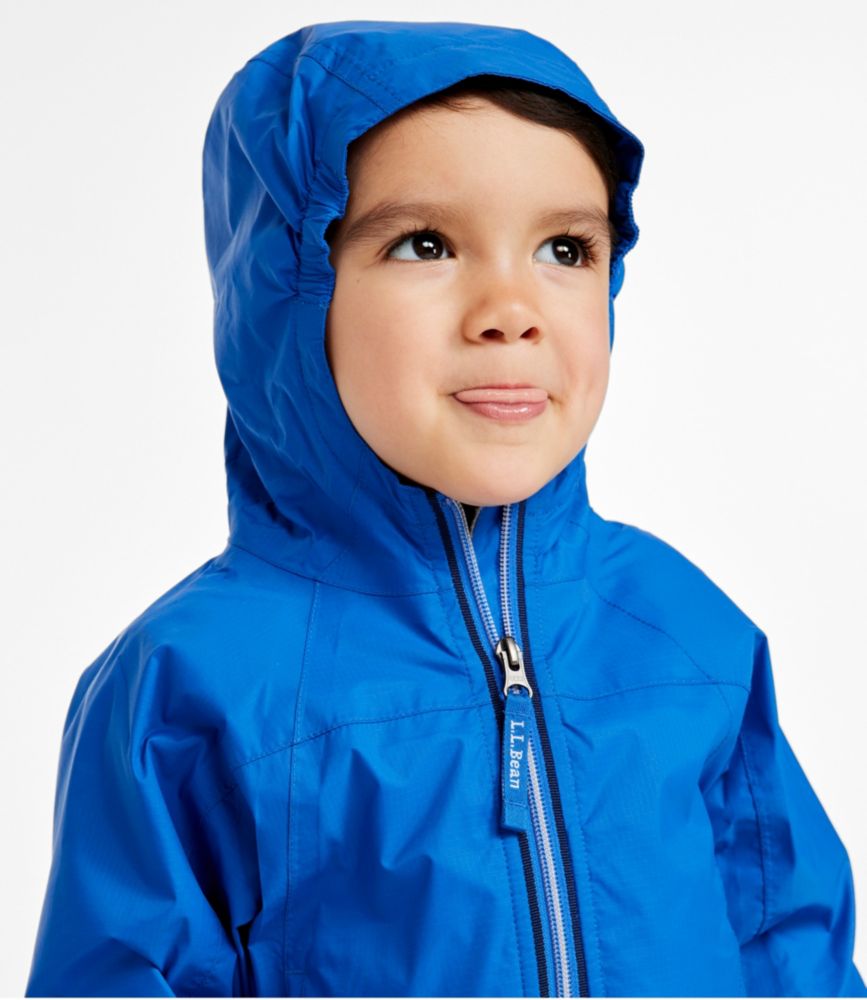 Infants' and Toddlers' Discovery Rain Jacket, Bright Yellow, small image number 4