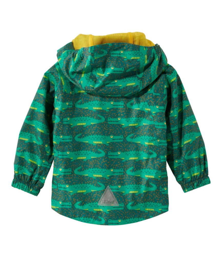 Infants' and Toddlers' Discovery Rain Jacket, Print, Darkest Green Gator, small image number 6