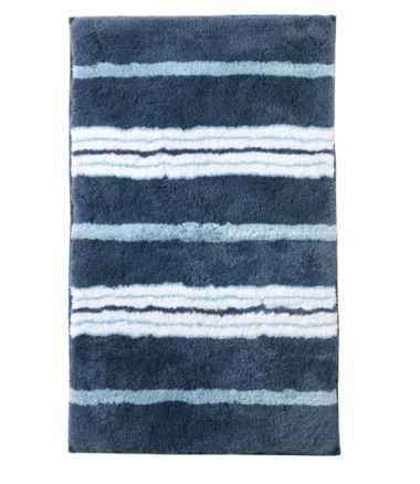 Premium Cotton Bath Mat, Multistripe