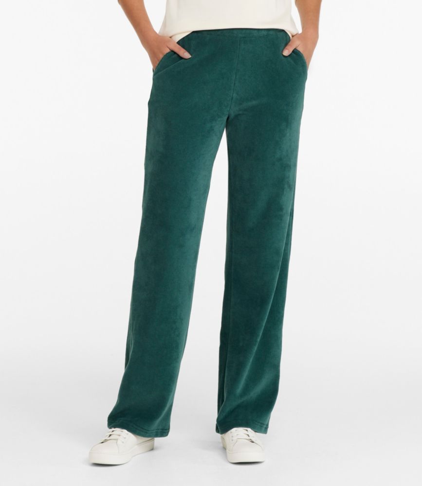 Women's Perfect Fit Knit Cords, Straight-Leg