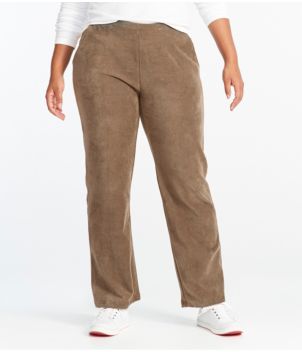 Women's Perfect Fit Knit Cords, Straight-Leg