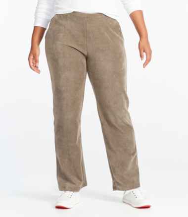 Women's Perfect Fit Knit Cords, Straight-Leg