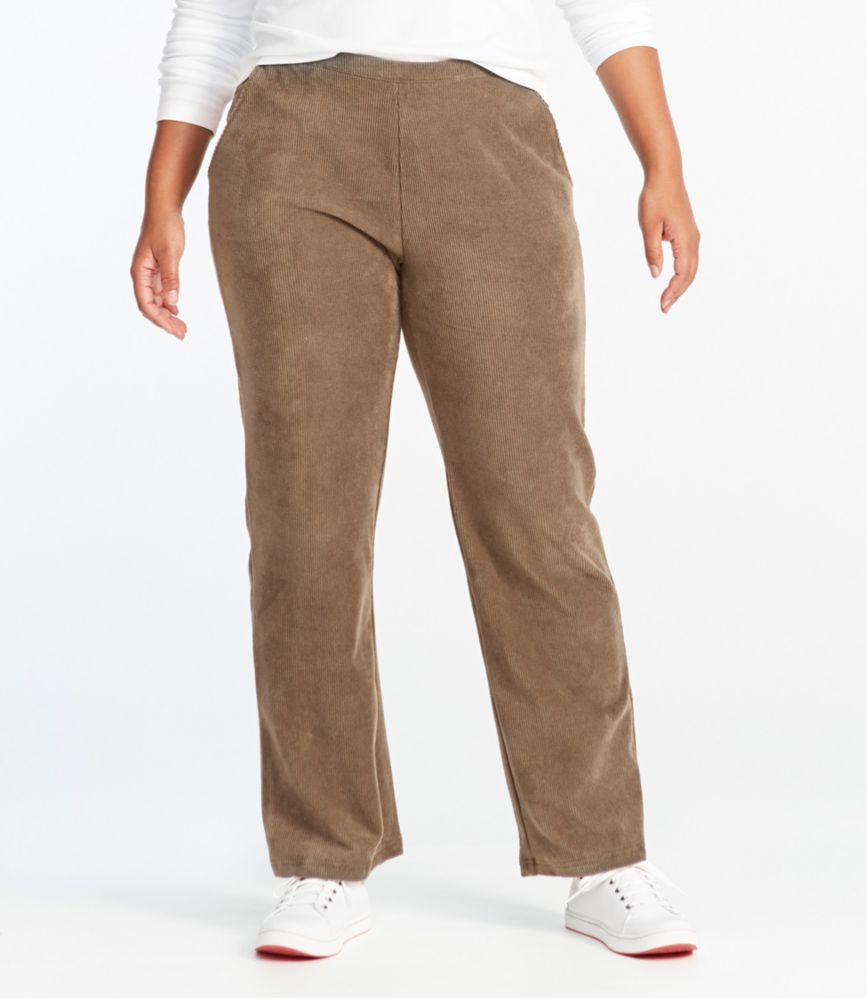 Women's Perfect Fit Knit Cords, Straight-Leg