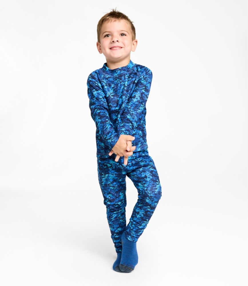 Toddlers' Wicked Warm Midweight Underwear Set, Print, Bold Pink Camo, small image number 3