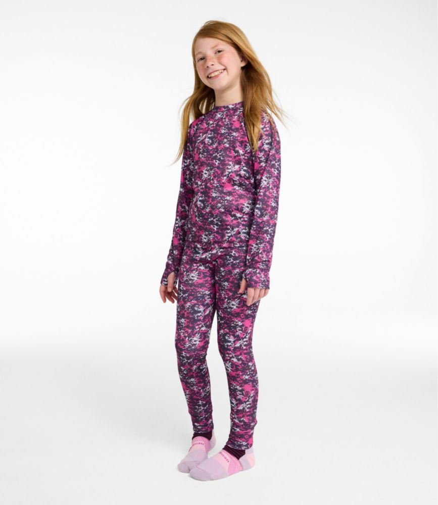 Toddlers' Wicked Warm Midweight Underwear Set, Print, Bold Pink Camo, small image number 3