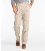 Men's Wrinkle-Free Double L® Chinos, Natural Fit, Hidden Comfort, Pleated