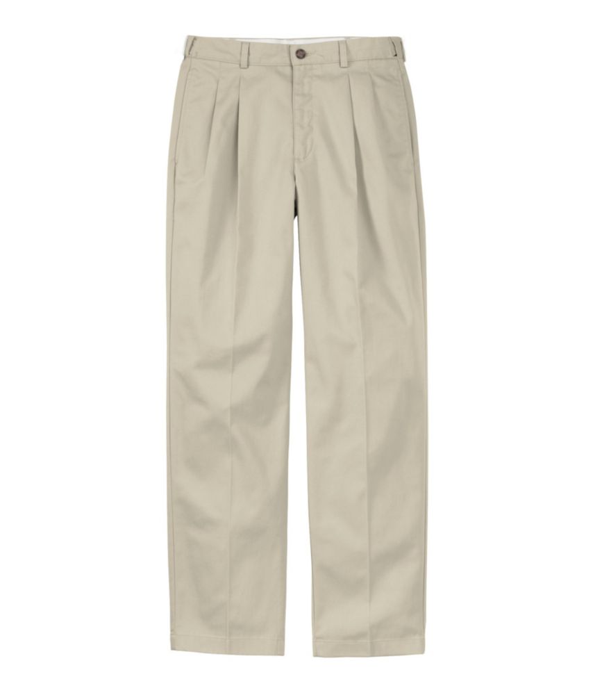 Men's Wrinkle-Free Double L® Chinos, Natural Fit, Hidden Comfort, Pleated