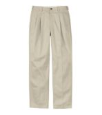 Men's Wrinkle-Free Double L® Chinos, Natural Fit Hidden Comfort Pleated