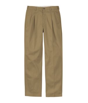 Men's Wrinkle-Free Double L Chinos, Natural Fit, Hidden Comfort, Pleated