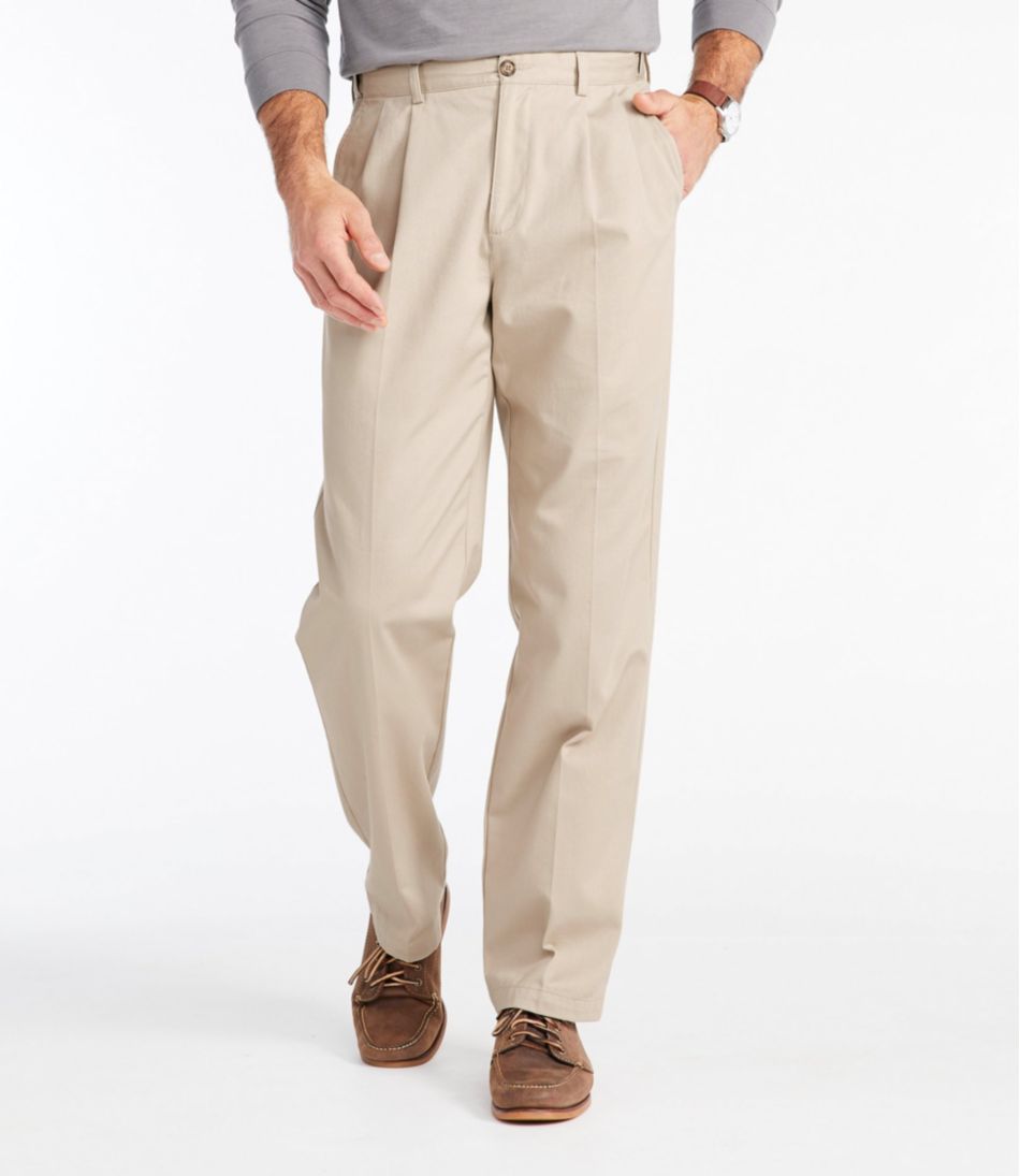 Men's Wrinkle-Free Double L® Chinos, Natural Fit, Hidden Men's Wrinkle-Free Double L® Chinos, Natural Fit, Hidden