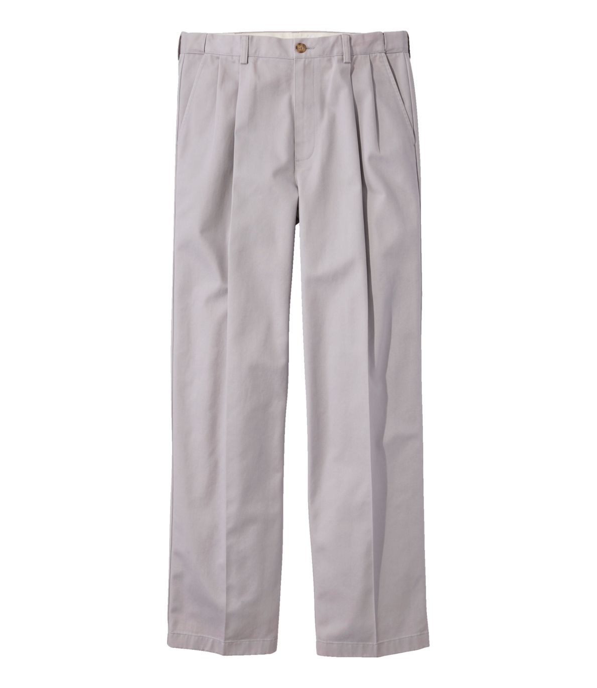 Men's Wrinkle-Free Double L® Chinos, Natural Fit, Hidden Comfort, Pleated  at L.L. Bean