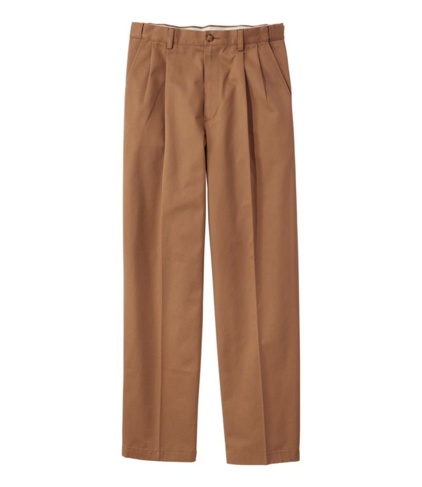 Men's Wrinkle-Free Double L® Chinos, Natural Fit, Hidden Comfort, Pleated