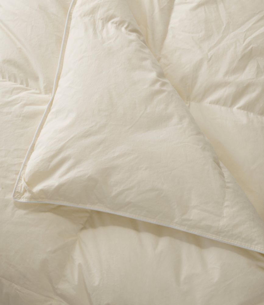 Baffle Box Stitch Goose Down Comforter, Warm, Cream, small image number 3