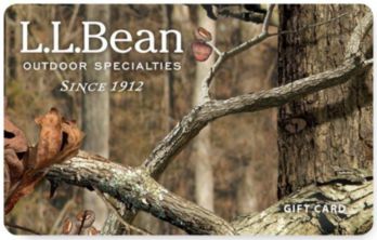 L L Bean Gift Card Delivered Free By Mail