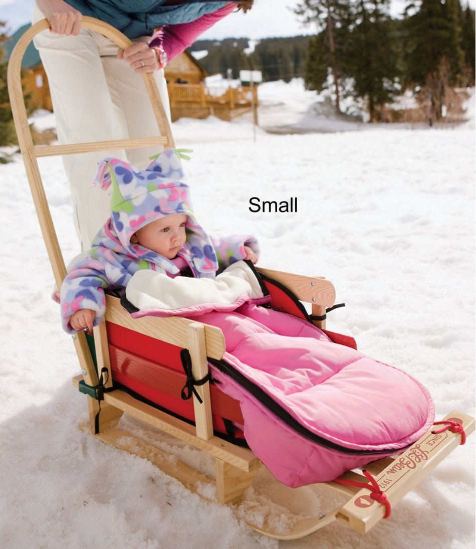 Kids' Pull Sled and Cushion Set with Push Handle