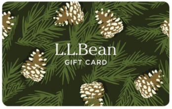 Ll bean gift on sale card
