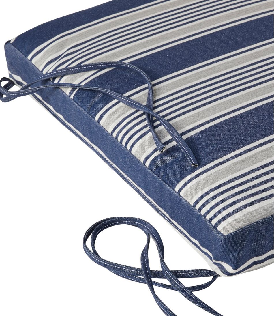 Casco Bay Adirondack Chair Seat Cushion Stripe
