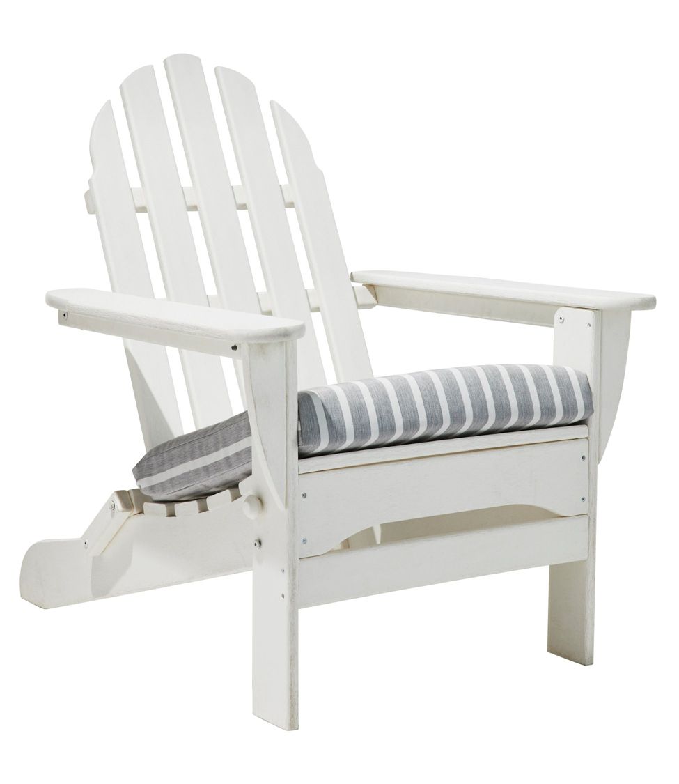 Casco Bay Adirondack Chair Seat Cushion Stripe At L L Bean