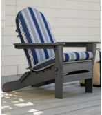 Casco Bay Adirondack Chair Seat and Back Cushion, Stripe