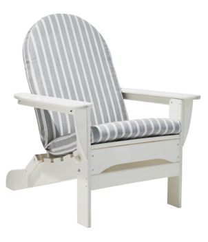 Casco Bay Adirondack Chair Seat and Back Cushion, Stripe