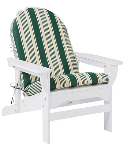 Casco Bay Adirondack Chair Seat And, Ll Bean Outdoor Chair Cushions