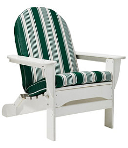 Casco Bay Adirondack Chair Seat and Back Cushion, Stripe