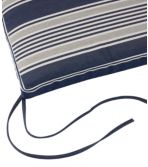 Casco Bay Cushion for All-Weather Armless/Folding Chair, Stripe