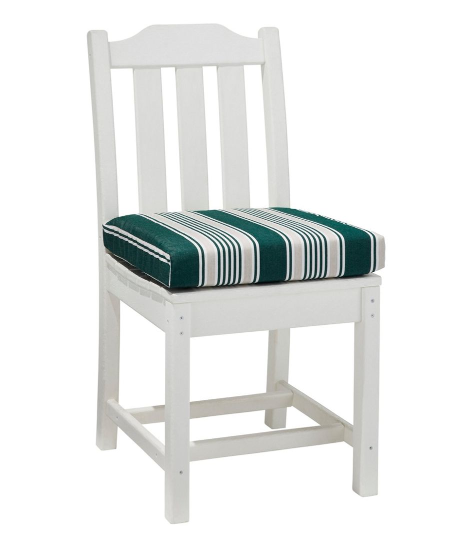 Casco Bay Cushion For All Weather Armless Folding Chair Stripe