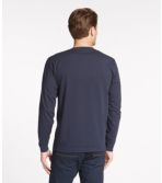 Men's Carefree Unshrinkable Tee with Pocket, Traditional Fit Long-Sleeve