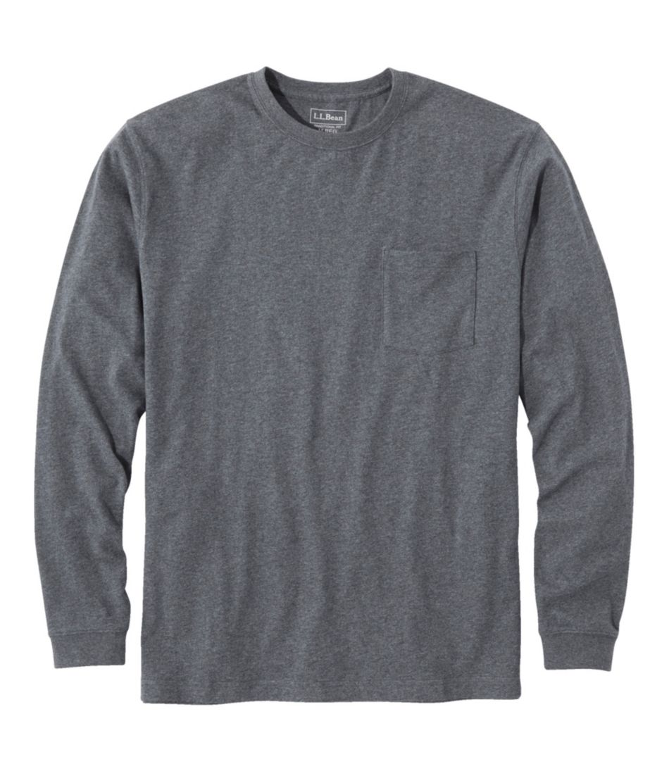 Men's Carefree Unshrinkable Tee with Pocket, Traditional Fit Men's Carefree Unshrinkable Tee with Pocket, Traditional Fit