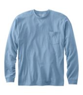 Grey Long Sleeve T-Shirt Men - Longline T-Shirt with Pockets