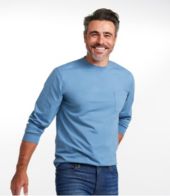 Men's Carefree Unshrinkable Tee, Traditional Fit, Long-Sleeve