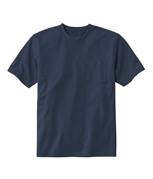 L.L.Bean Men's Carefree Unshrinkable Pocket T-Shirt