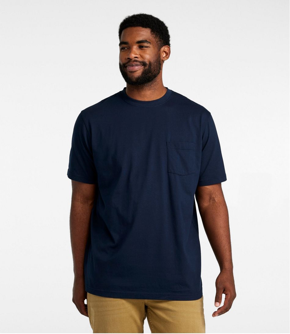 Men's Carefree Unshrinkable Tee with Pocket, Traditional Fit | T-Shirts ...
