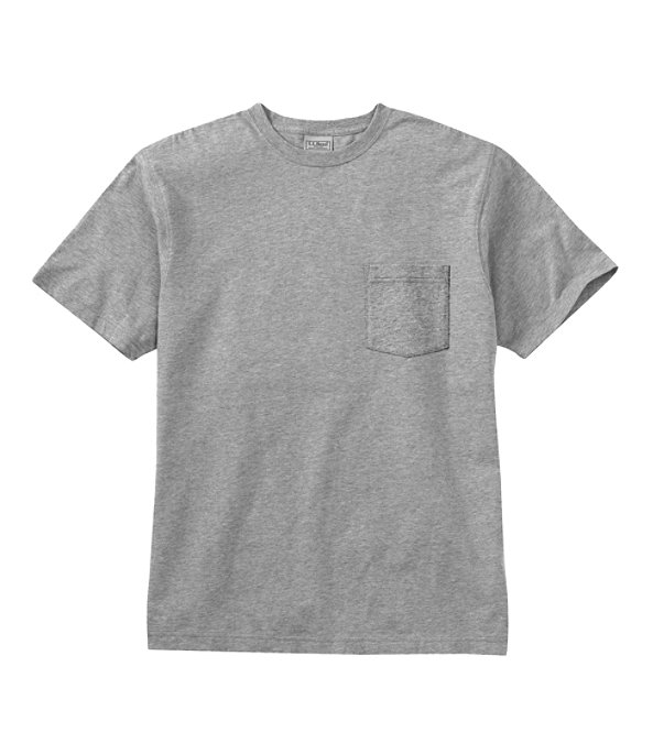 Men's Carefree Unshrinkable Shirt with Pocket, Gray Heather, largeimage number 0