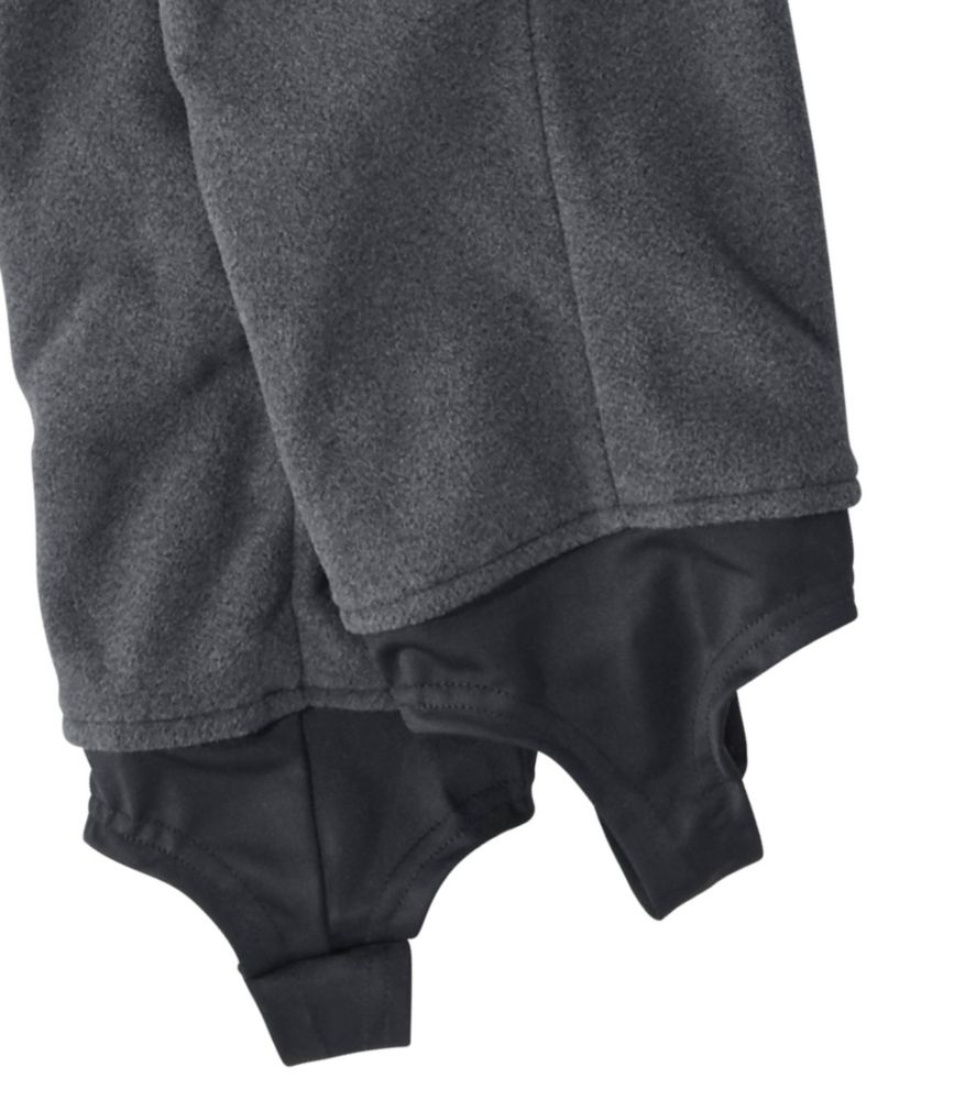 Men's Fleece Wader Pants, Charcoal, small image number 5